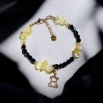 Bransoletka sukcesu z zawieszką Czarny Turmalin i Cytryn